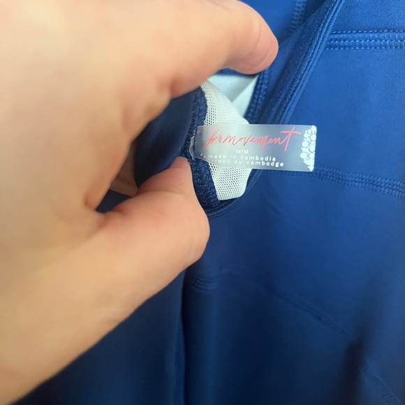 NWT Free People Up At Night One-piece Jumpsuit, blue Sz Med - Picture 10 of 10